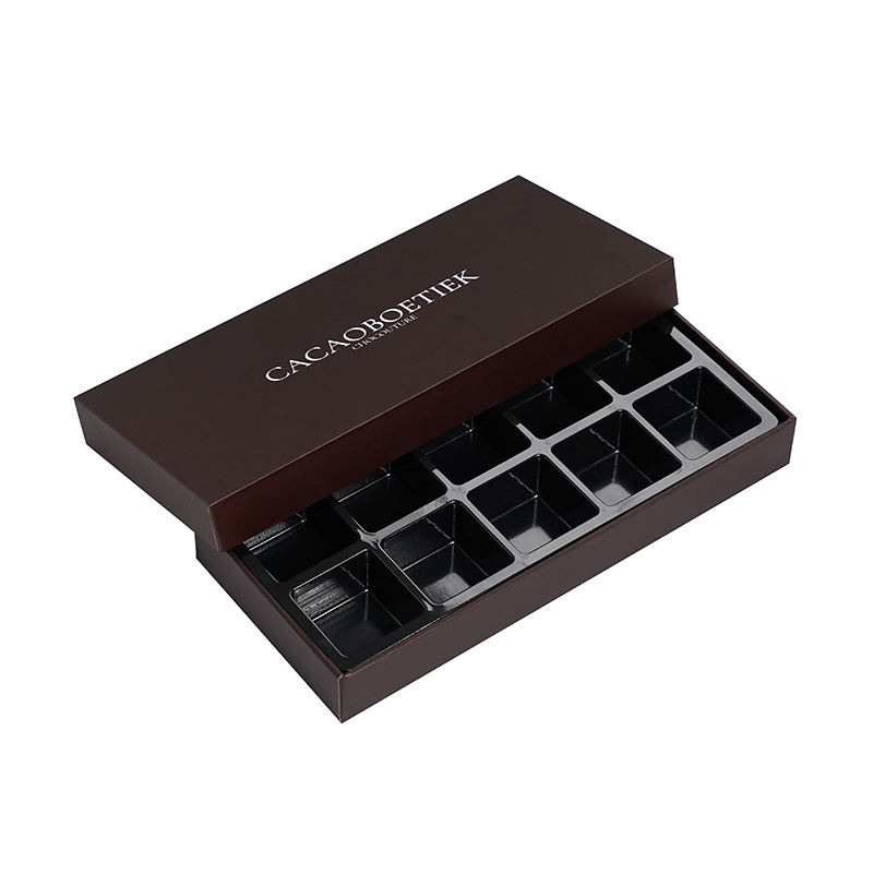  Custom Logo Premium Chocolate Packaging Box for 10-Piece Bonbons - Elegant Gift Solution