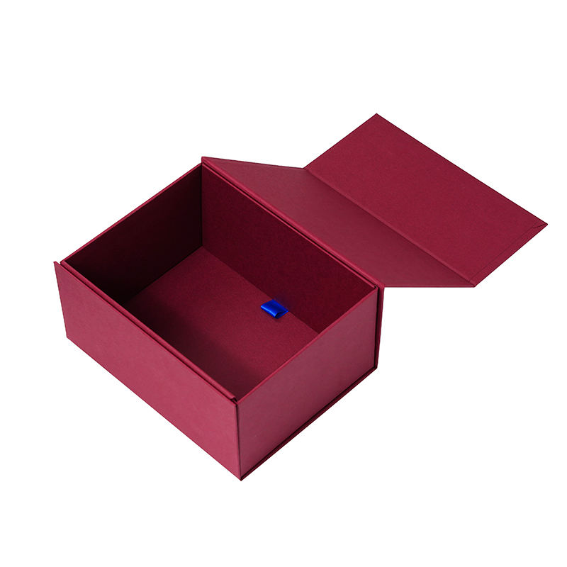  Custom Red Magnetic Folding Box for Hair, Jewelry, Cosmetics, Shoes & Clothing - Eco-Friendly Cardboard Packaging