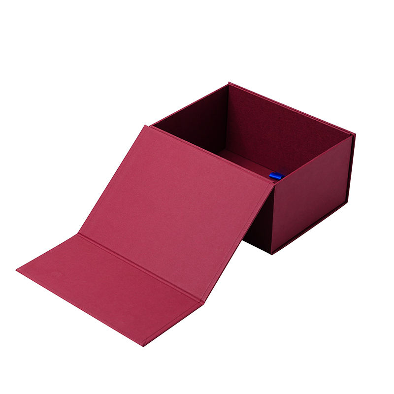  Custom Red Magnetic Folding Box for Hair, Jewelry, Cosmetics, Shoes & Clothing - Eco-Friendly Cardboard Packaging