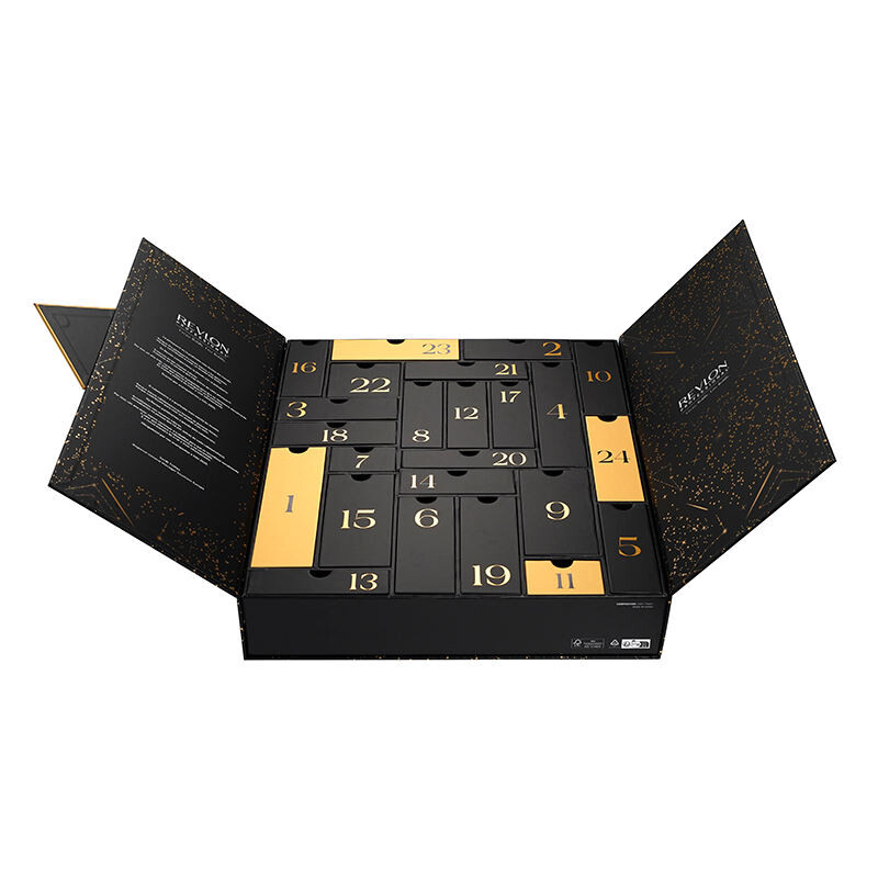  Custom Luxury Cosmetic Packaging Box - Countdown Christmas Advent Calendar Box