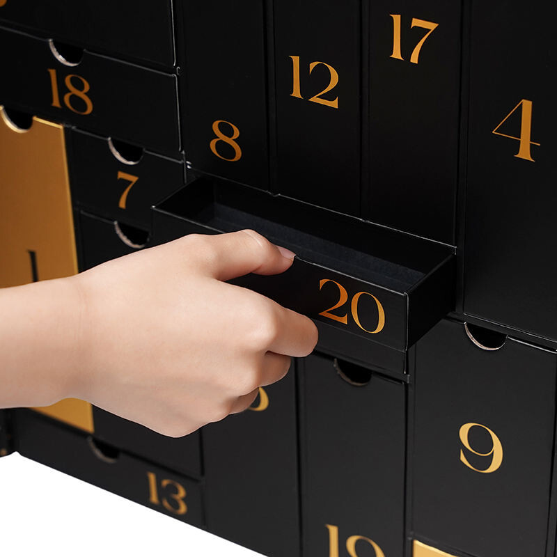  Custom Luxury Cosmetic Packaging Box - Countdown Christmas Advent Calendar Box