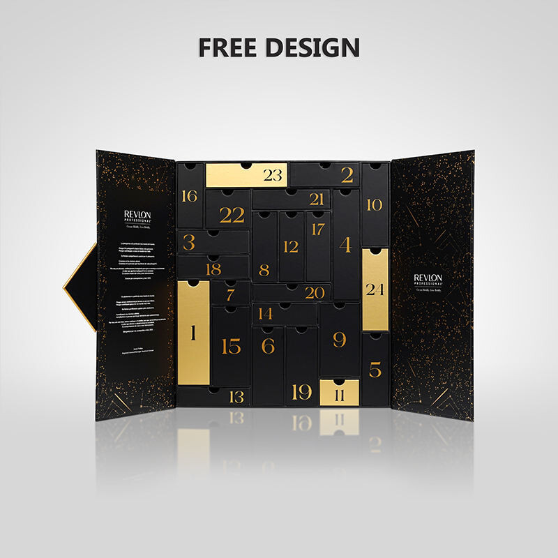  Custom Luxury Cosmetic Packaging Box - Countdown Christmas Advent Calendar Box