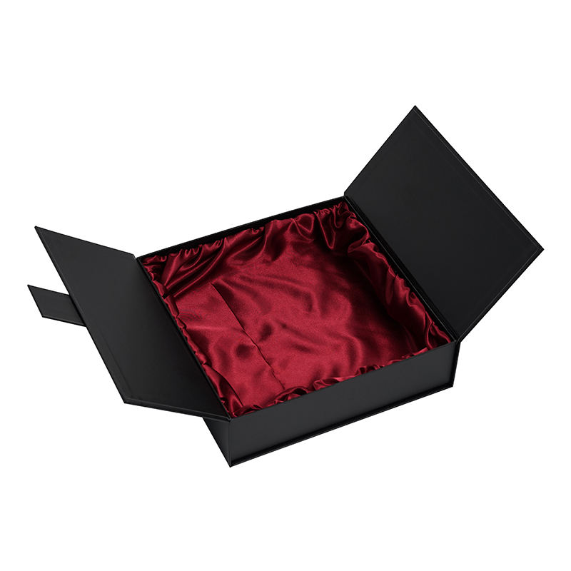  Custom Double Door Magnet Closed Rigid Cardboard Gift Box with Hot Stamping Logo for Wig, Clothing & Accessories