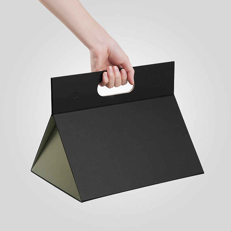  Custom Special Triangle Premium Cardboard Magnetic Folding Gift Boxes with OEM Printing Services