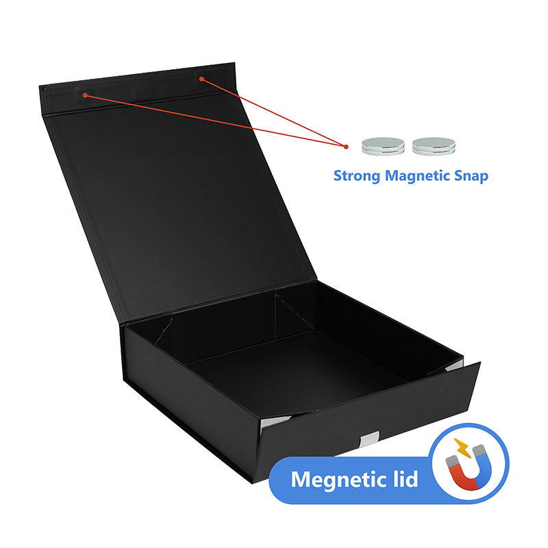  Customized Folding Box Gift Packaging with Magnet Closure & Logo Printing for Wigs, Cosmetics, Hats & Handbags