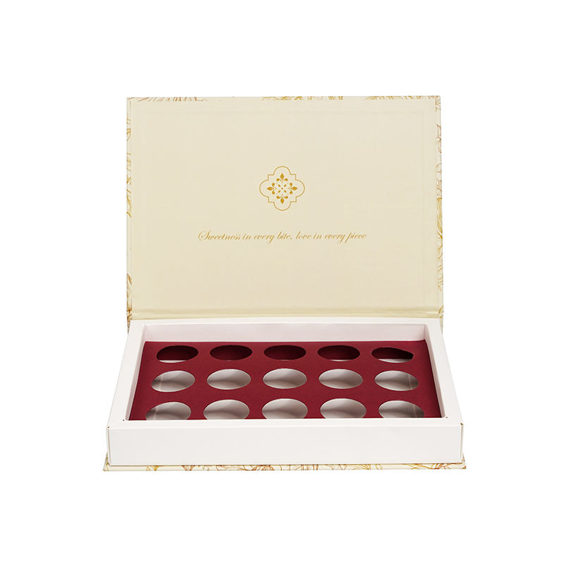  Custom Logo Chocolate Boxes with Eco-Friendly Coated Paper & Magnetic Closure