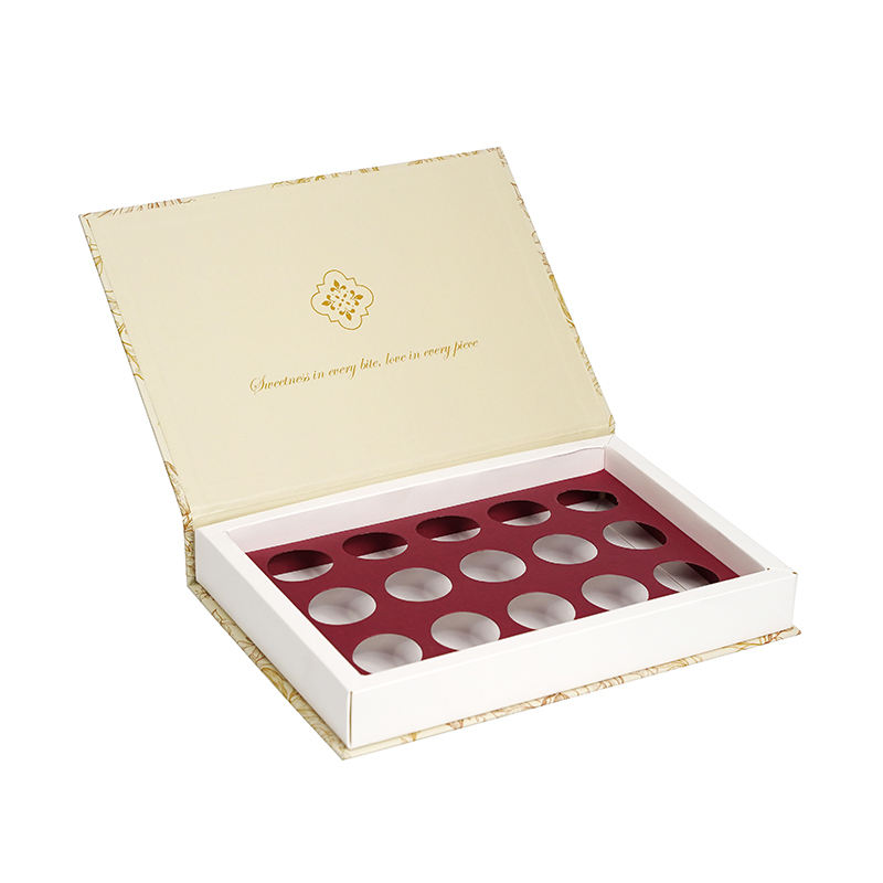  Custom Logo Chocolate Boxes with Eco-Friendly Coated Paper & Magnetic Closure