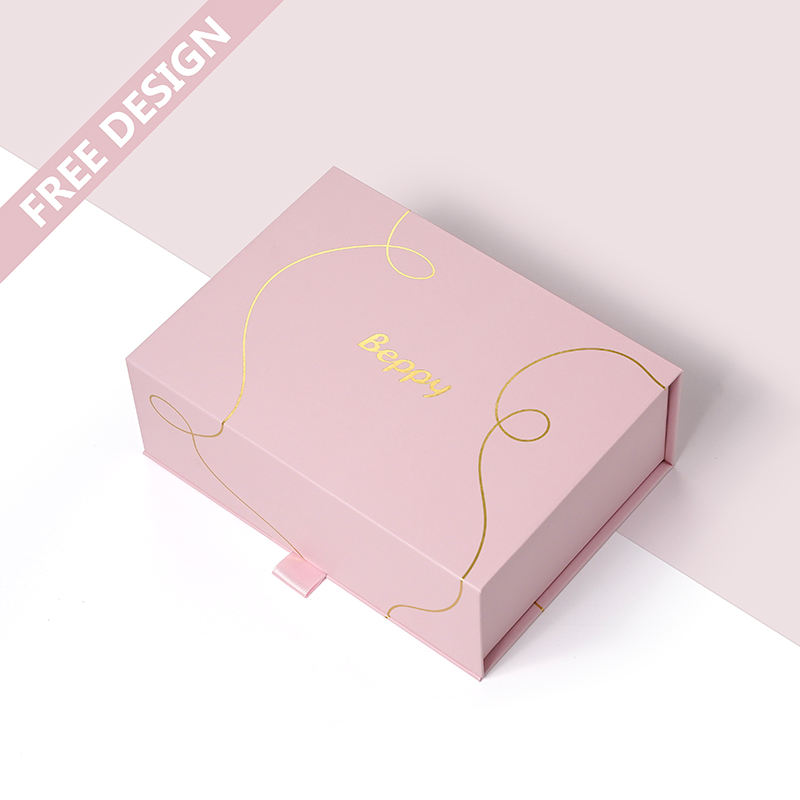  Custom Luxury Foil Gold Stamped Magnetic Cardboard Gift Boxes for Cosmetics Packaging