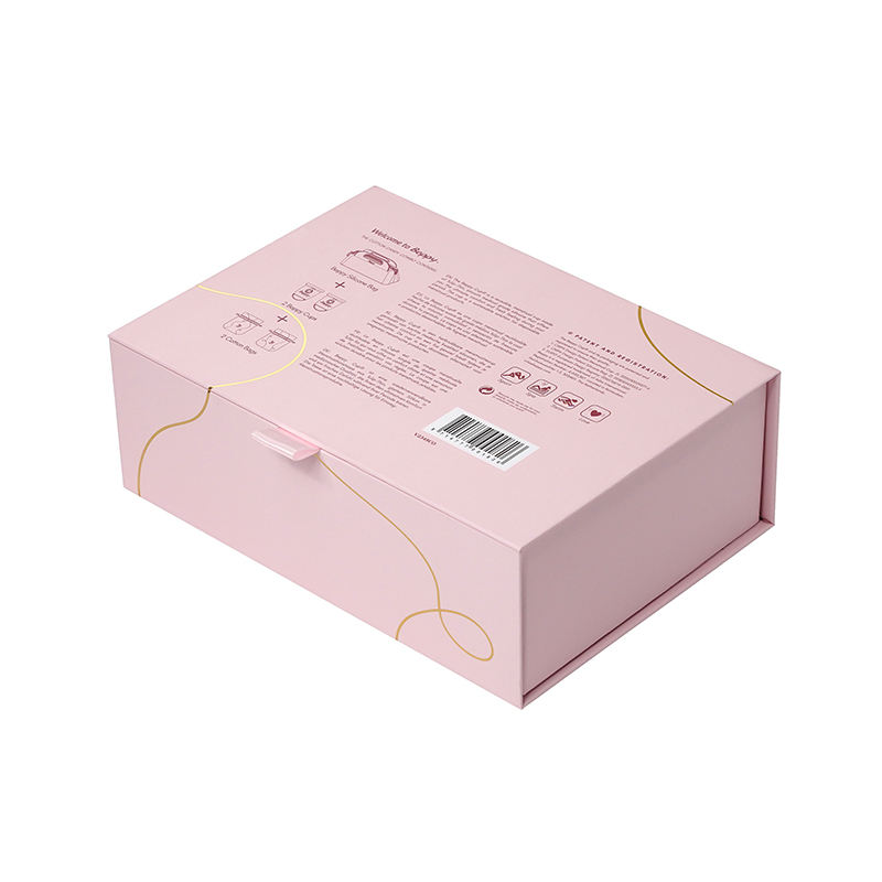  Custom Luxury Foil Gold Stamped Magnetic Cardboard Gift Boxes for Cosmetics Packaging