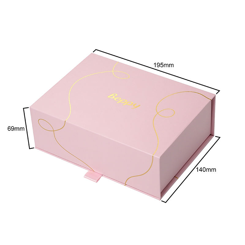  Custom Luxury Foil Gold Stamped Magnetic Cardboard Gift Boxes for Cosmetics Packaging