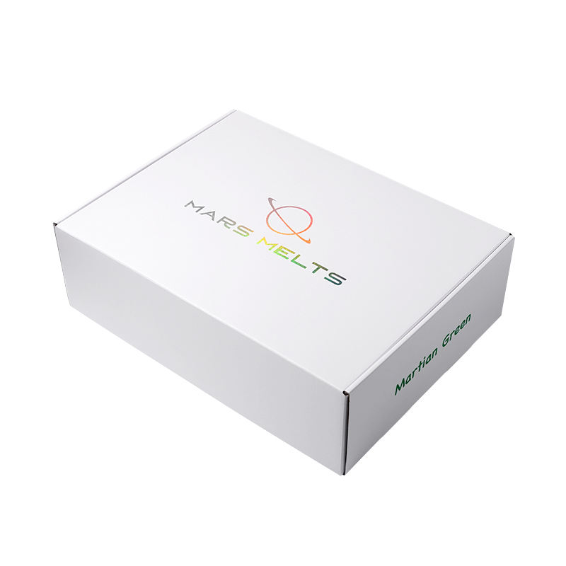  Customized Logo Laser Foil Mailer Boxes with Matt Lamination & Embossing for Shoes, Underwear & Socks