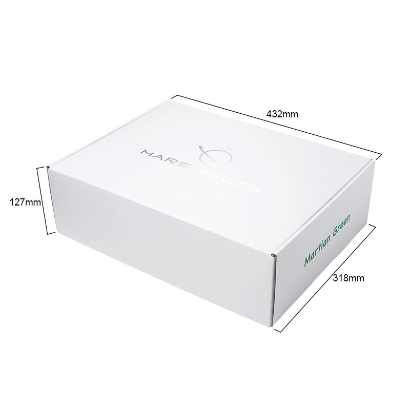  Customized Logo Laser Foil Mailer Boxes with Matt Lamination & Embossing for Shoes, Underwear & Socks