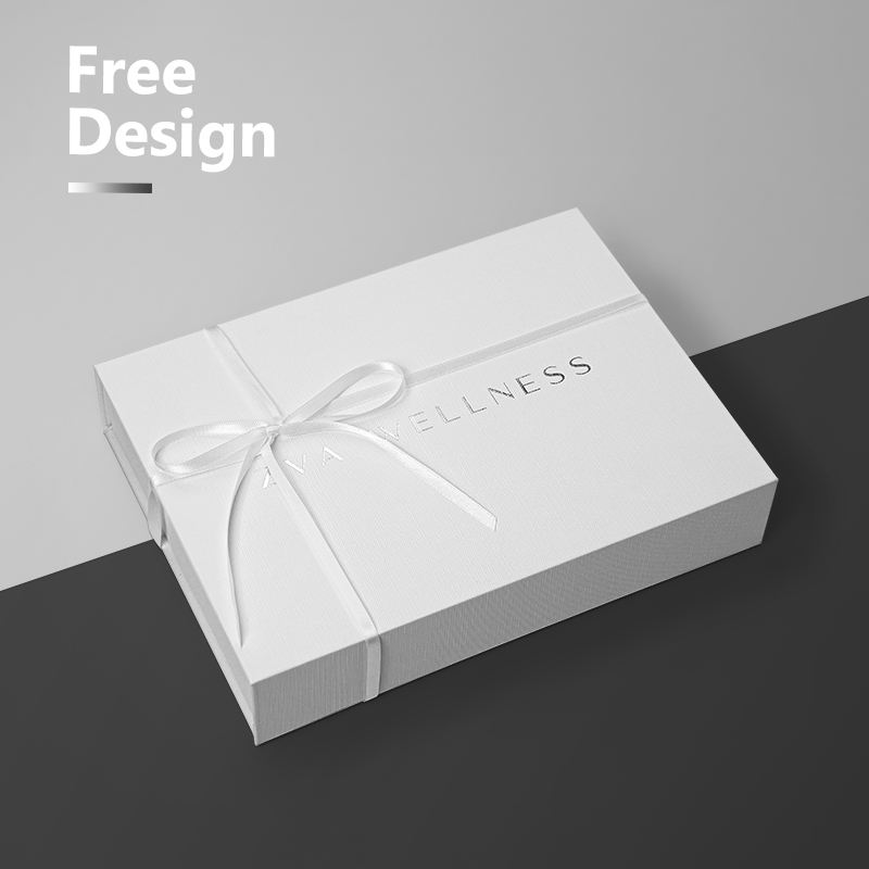  Custom Luxury Magnetic Closure Gift Boxes with Ribbon & Logo for Clothing, Shoes & Hoodies