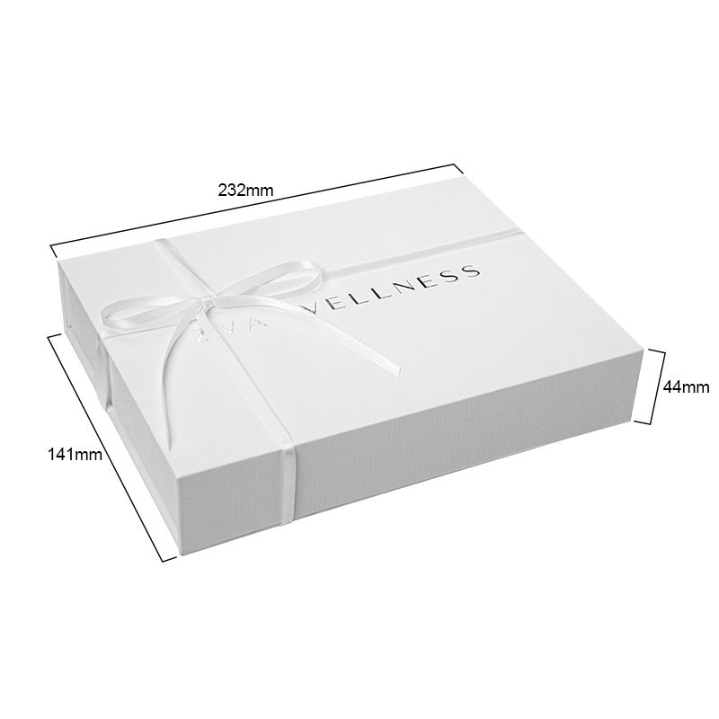  Custom Luxury Magnetic Closure Gift Boxes with Ribbon & Logo for Clothing, Shoes & Hoodies