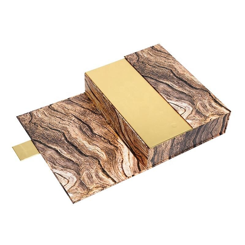  Custom Premium Double Door Gold Printed Cardboard Boxes for Wine, Whisky & Champagne