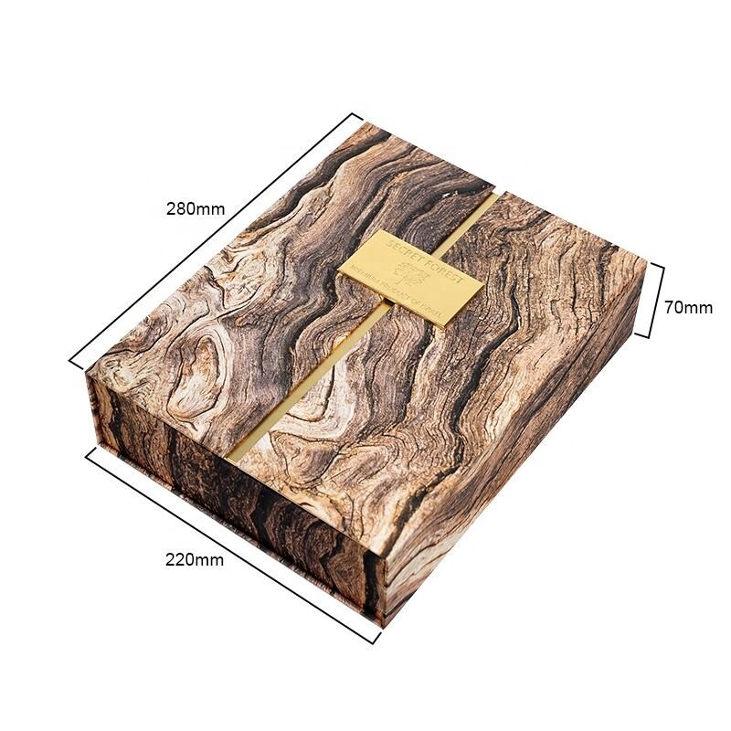  Custom Premium Double Door Gold Printed Cardboard Boxes for Wine, Whisky & Champagne