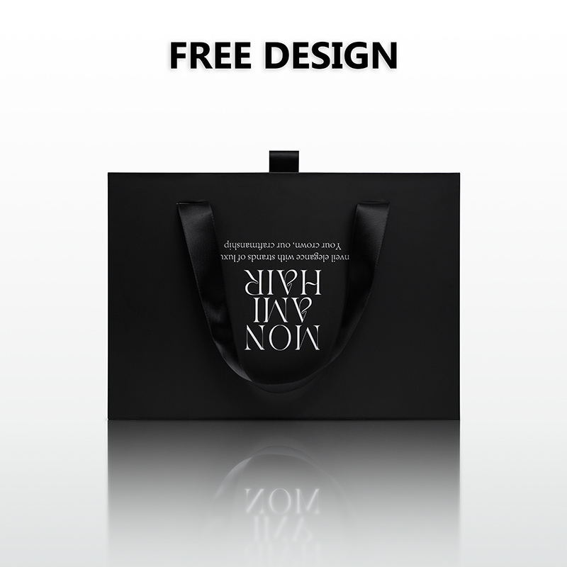  Custom Logo Rigid Sliding Drawer Gift Box for Jewelry & Wig Storage with Silk Lining Wholesale