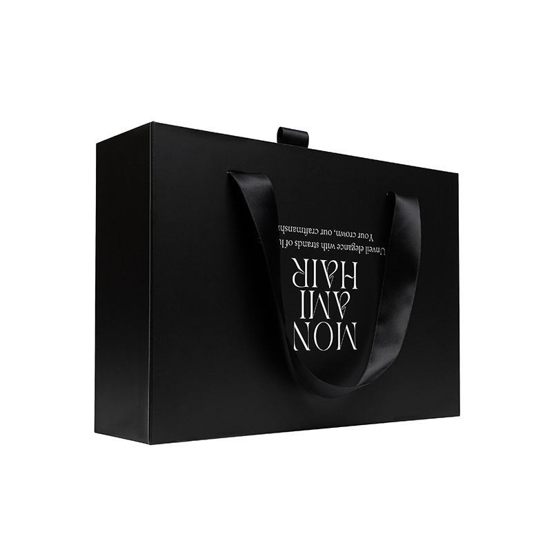  Custom Logo Rigid Sliding Drawer Gift Box for Jewelry & Wig Storage with Silk Lining Wholesale