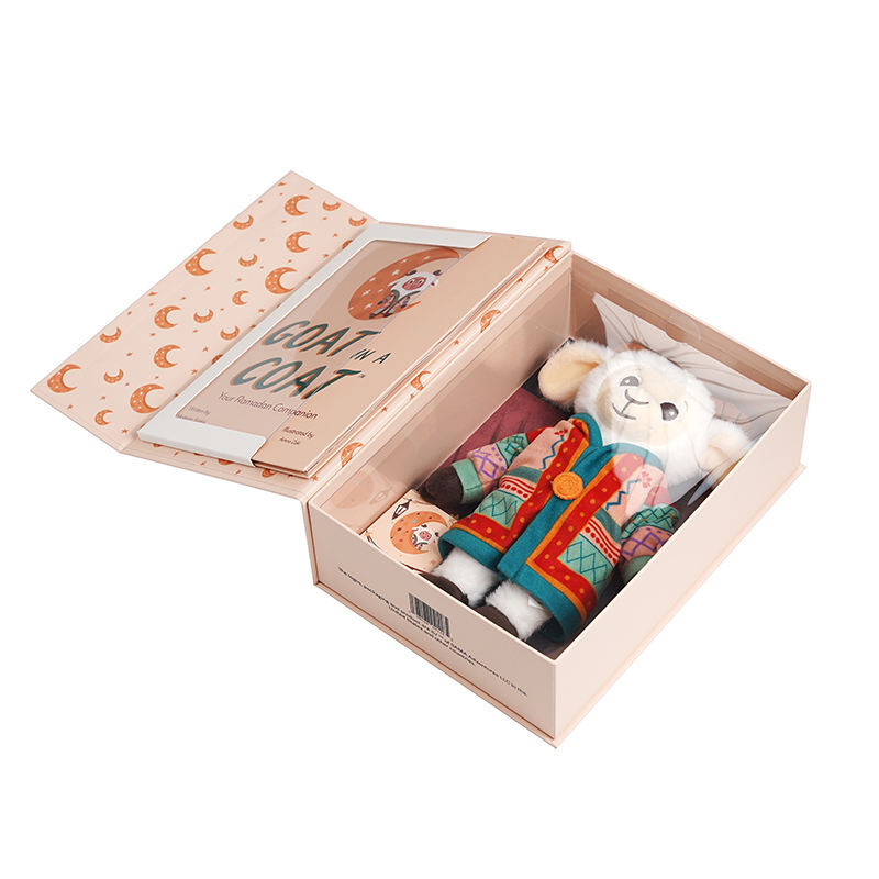  Custom Luxury Magnetic Gift Box for Plush Toys - High-End Cardboard Packaging