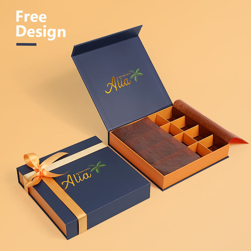 Custom Chocolate Boxes with Dividers - Luxury Cardboard Gift Packaging