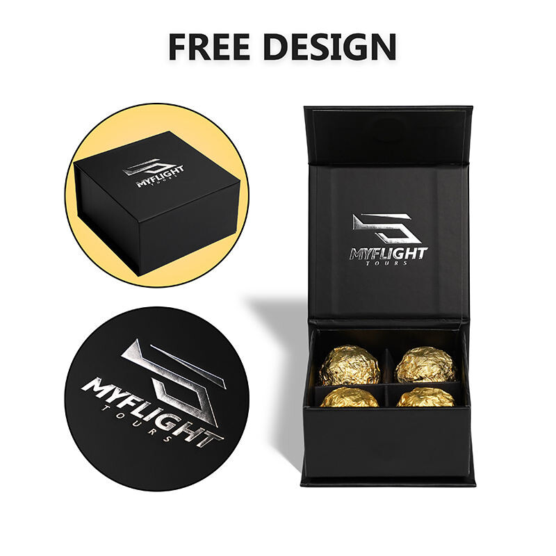  Customized Luxury Chocolate Box with Magnetic Closure & Foil Stamping - Shenzhen Kaijie Packaging