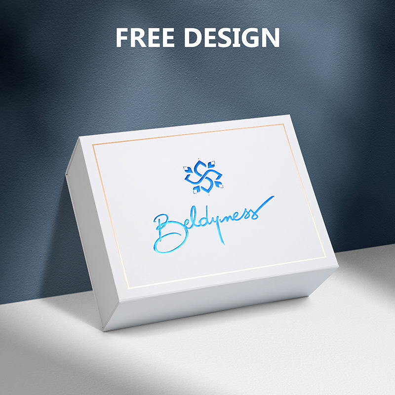  Luxury Custom Size Logo Magnet Folding Box with Magnetic Lid for Hoodies & Cosmetics Packaging