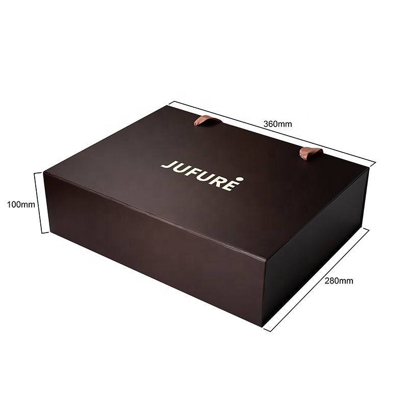  Luxury Premium Magnetic Cardboard Folding Box with Ribbon for Wig, Cosmetic, Clothing, and More - Shenzhen Kaijie Packaging