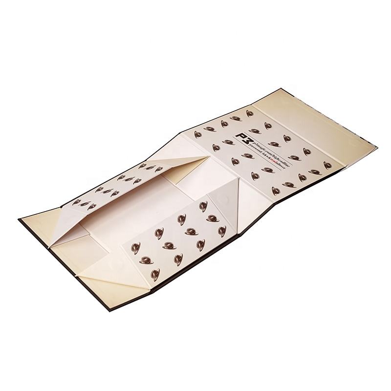  Customized Hard Cardboard Magnet Closed Folding Boxes for Shirt, Hair, Jewelry, and Cosmetic Packaging - Recycled, Collapsible, Matt Lamination