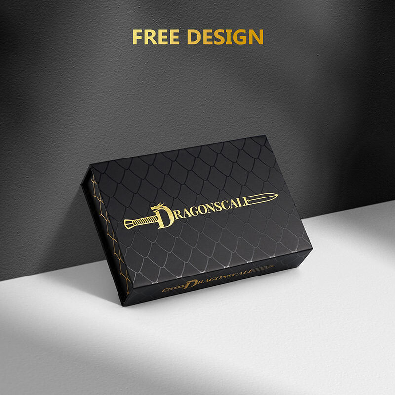  Luxury Gold Stamping Custom Magnetic Boxes with UV Varnish - Cardboard Packaging for Kitfe by Shenzhen Kaijie