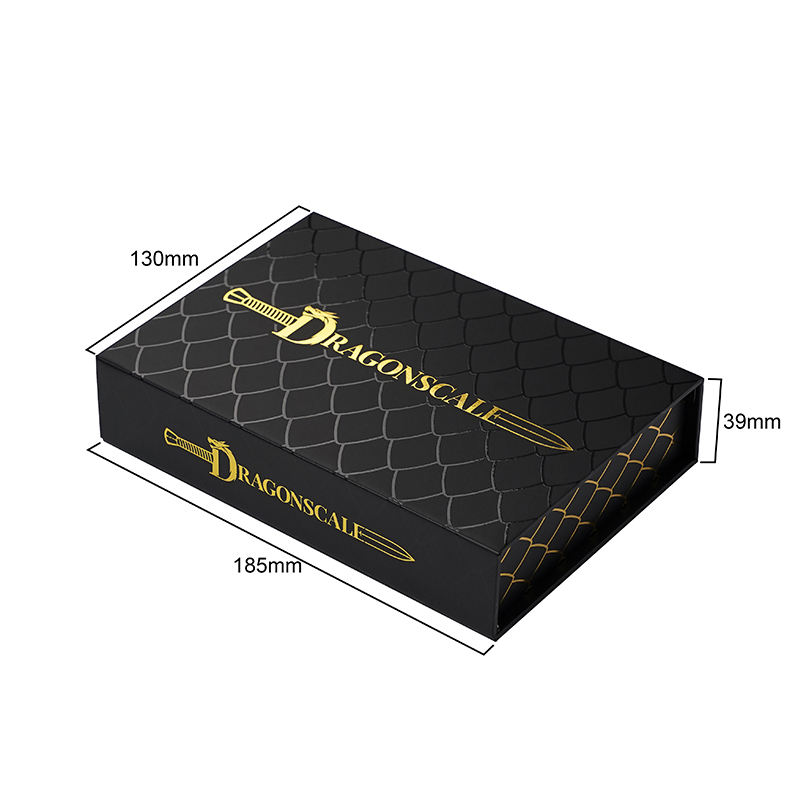 Luxury Gold Stamping Custom Magnetic Boxes with UV Varnish - Cardboard Packaging for Kitfe by Shenzhen Kaijie