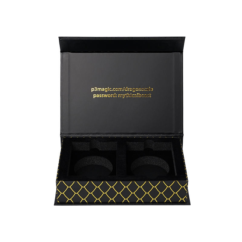  Luxury Gold Stamping Custom Magnetic Boxes with UV Varnish - Cardboard Packaging for Kitfe by Shenzhen Kaijie