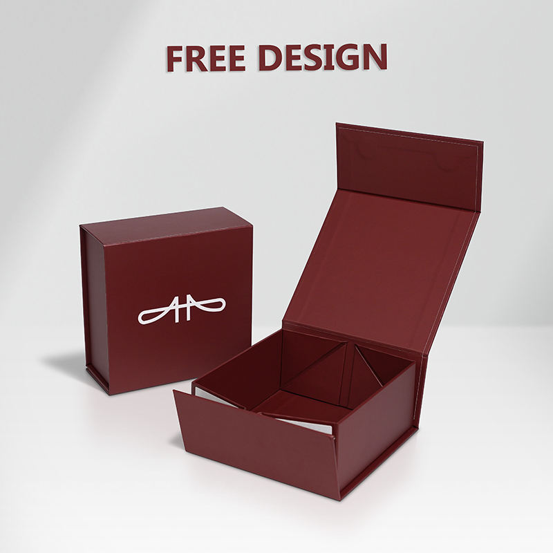  Luxury Foldable Magnet Packaging Box with Rigid Hardbox Design for Gift Presentation