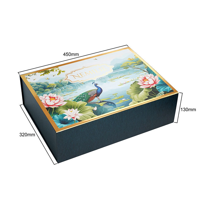  Custom Luxury Recycled Cardboard Folding Clothing & Gift Boxes with Magnetic Closure