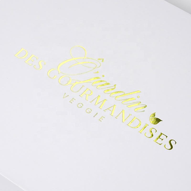  Custom Magnetic Close White Cardboard Box with Embossed Logo for Chocolate Macarons Candy Packaging