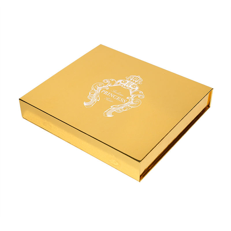  Customized Golden Luxury Hard Cardboard Magnet Box for Jewelry, Cosmetics, and More - Shenzhen Kaijie Packaging