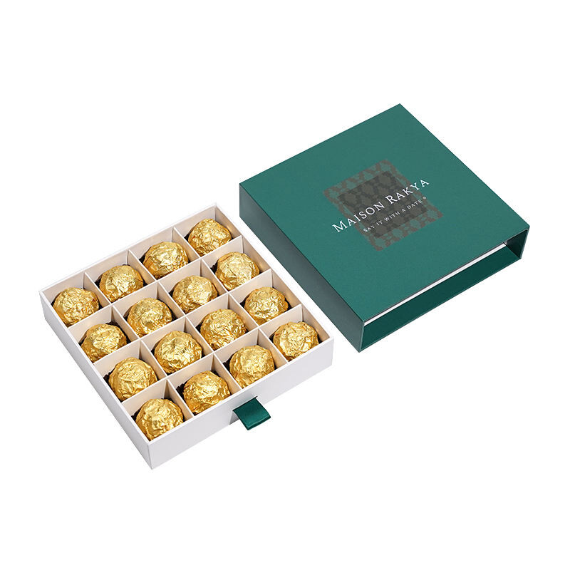 Drawer Gift Box Custom Color Printing Logo Wholesale Recycled Rigid Card Paper Chocolate Dessert Packaging Box Matt Lamination