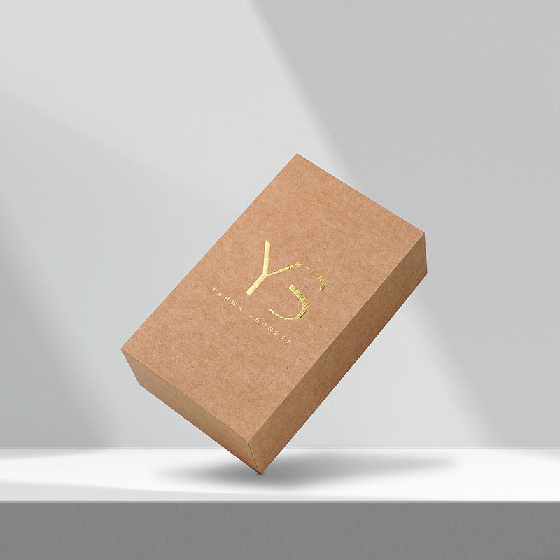  Customized Cardboard Hard Box with Lid for Perfume, Hair Mask, and Essential Oils Packaging - Gold Foil Stamping Logo