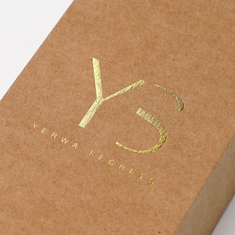  Customized Cardboard Hard Box with Lid for Perfume, Hair Mask, and Essential Oils Packaging - Gold Foil Stamping Logo
