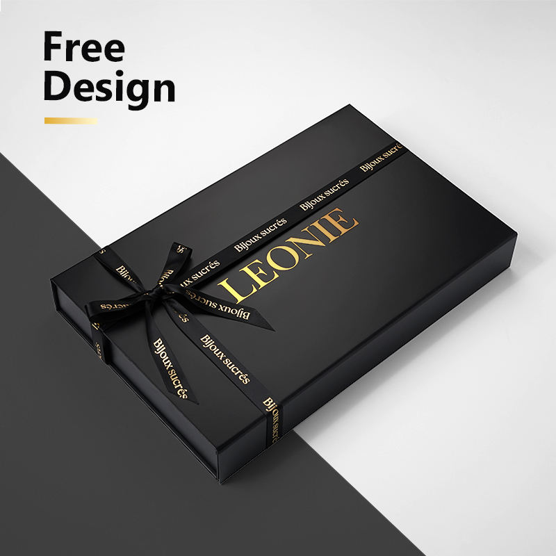  Luxury Hard Cardboard Hair Extensions Packaging Box with Custom Logo and Matt Finish