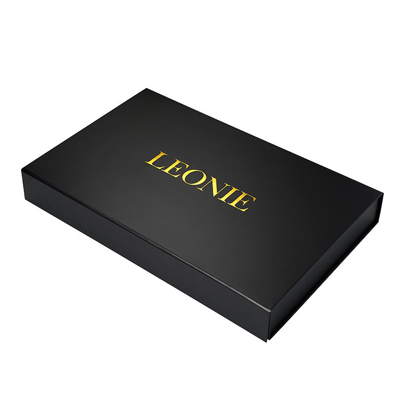  Luxury Hard Cardboard Hair Extensions Packaging Box with Custom Logo and Matt Finish