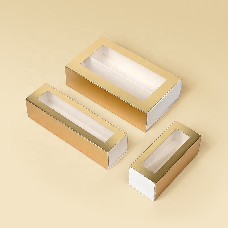  Luxury Macaron Packaging Boxes with PVC Window for Food Storage - Shenzhen Kaijie Packaging