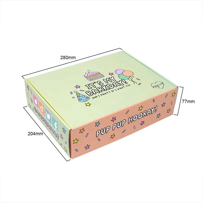  Customized Large Luxury Hard Corrugated Paper Mailer Boxes with Logo Printing for Cosmetics & Shoes