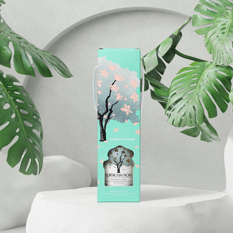  Wholesale Custom Wine Box Packaging with Handle for Single Bottle Champagne - Shenzhen Kaijie Packaging