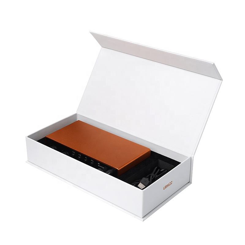 Custom Luxury Book-Shaped Electric Toothbrush Packaging with Recyclable Rigid Paper Box and EVA Foam Insert