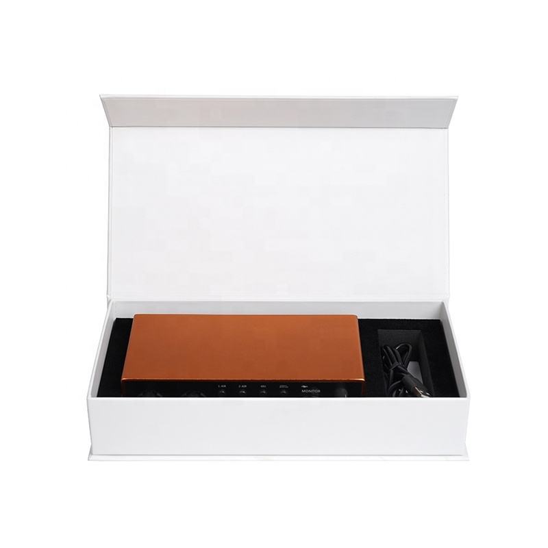 Custom Luxury Book-Shaped Electric Toothbrush Packaging with Recyclable Rigid Paper Box and EVA Foam Insert
