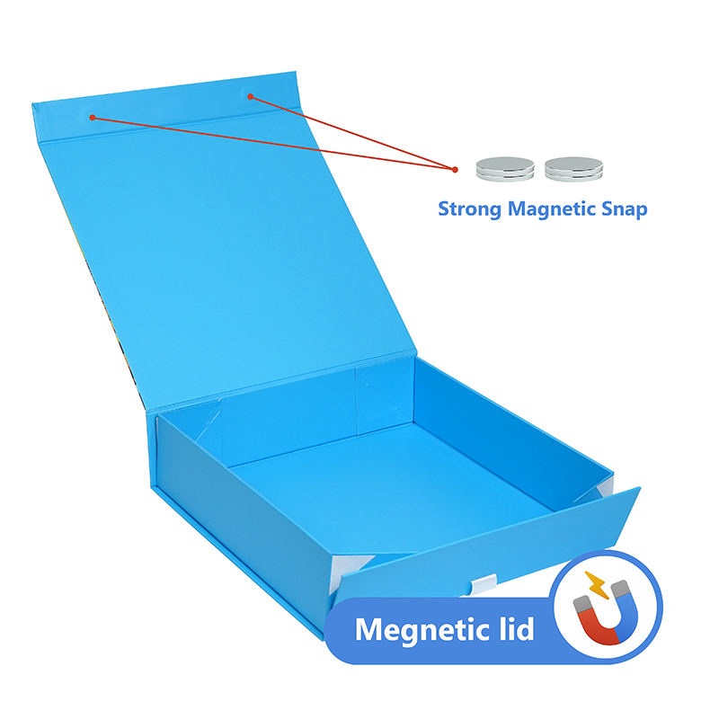  Eco-Friendly Rigid Cardboard Magnetic Folding Box for Custom Hair Extensions & Cosmetic Packaging