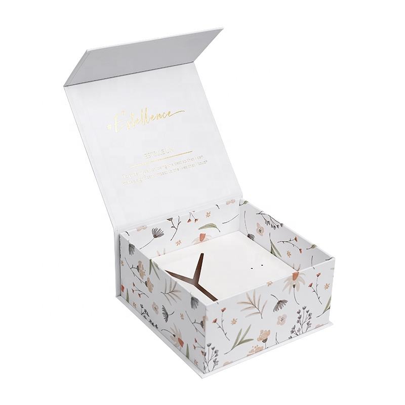  Custom Logo Color Printing Magnetic Gift Boxes - Rigid Cardboard Jewelry Packaging with Matt Lamination