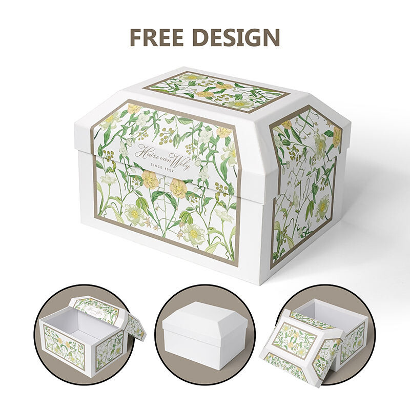  Custom Rigid Hard Case Cardboard Packaging with Special Shape Design - 2mm Thick Grey Board Paper Box for Gifts