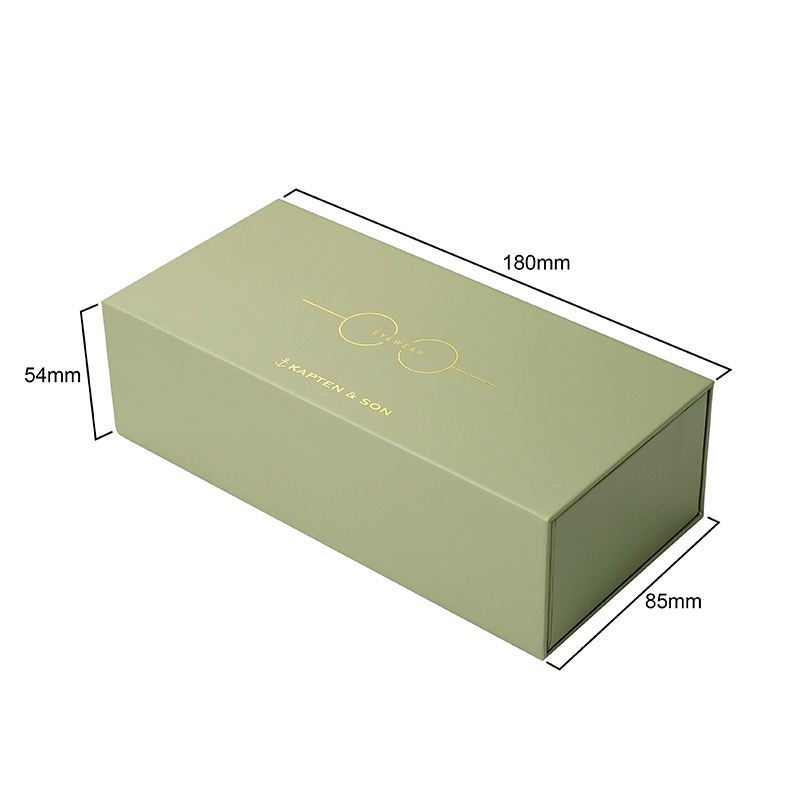  Personalized Custom Eyewear Sunglasses Packaging Boxes with Sliding Design & Gold Foil Logo