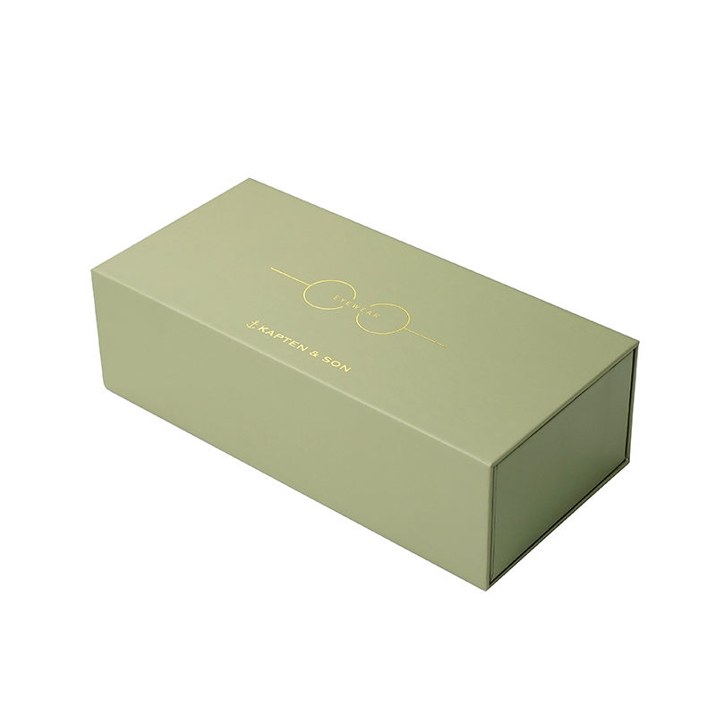  Personalized Custom Eyewear Sunglasses Packaging Boxes with Sliding Design & Gold Foil Logo